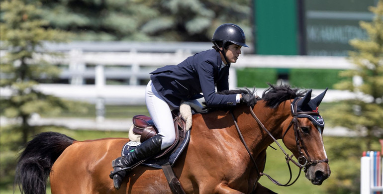 Mckayla Langmeier and Pepita vd Rollebeek win the CSI5* PH&N Cup on day three of Spruce Meadows ‘Pan American’ presented by Rolex