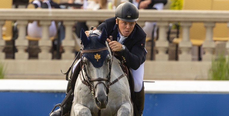Matthew Sampson and Daniel win the Pan American Cup, presented by Rolex, at Spruce Meadows