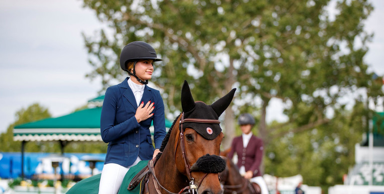 Elena Haas and Ogue Bt Special best in CSI5* 1.50m Friends of the Meadows at Spruce Meadows 'North American'