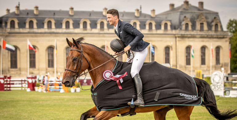 Edouard Schmitz and Gamin van'T Naastveldhof with Thursday's biggest win at Chantilly Classic 2024