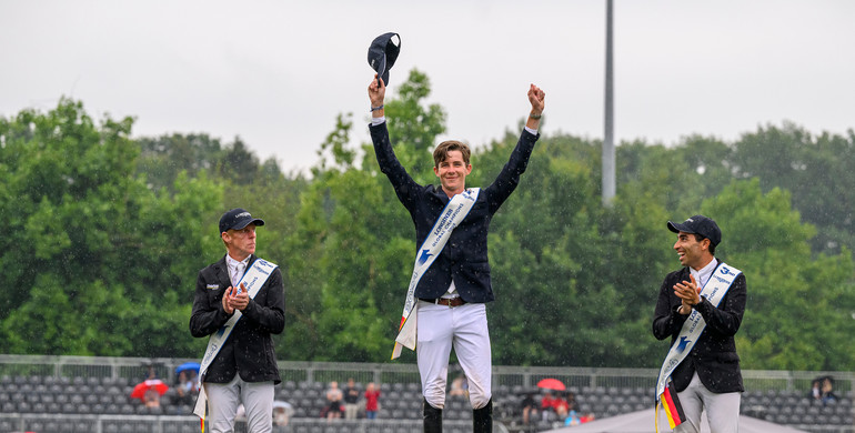 It's a first for Thibeau Spits in the CSI5* LGCT Grand Prix of Riesenbeck