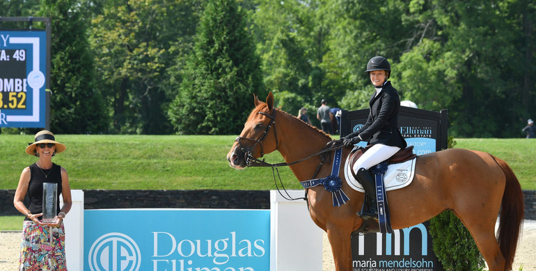 Sarah Segal sails to the win with Boreale de Fondcombe in the $116,050 Douglas Elliman CSI3* Grand Prix