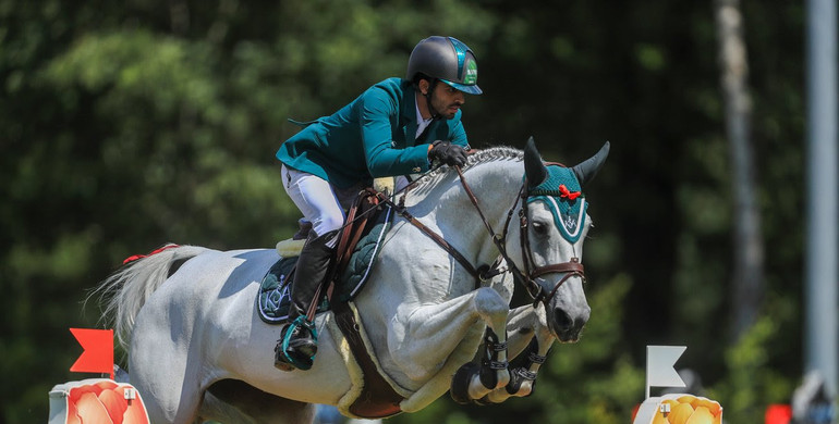 Khaled Almobty and Spacecake best in the CSI4* Grand Prix in Valkenswaard