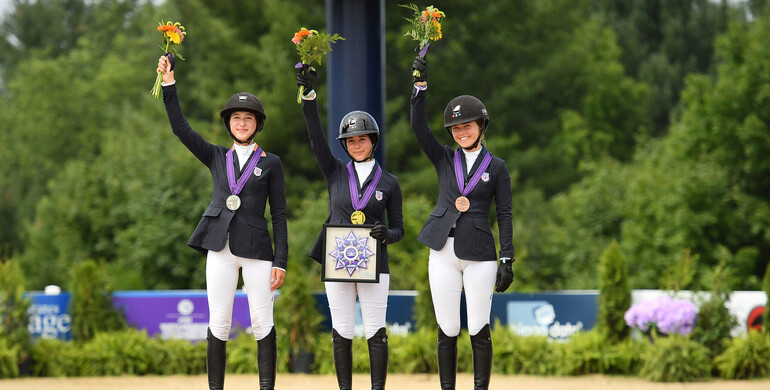 Stephanie Garrett and Clara Propp crowned individual gold medalists at FEI North American Youth Championships