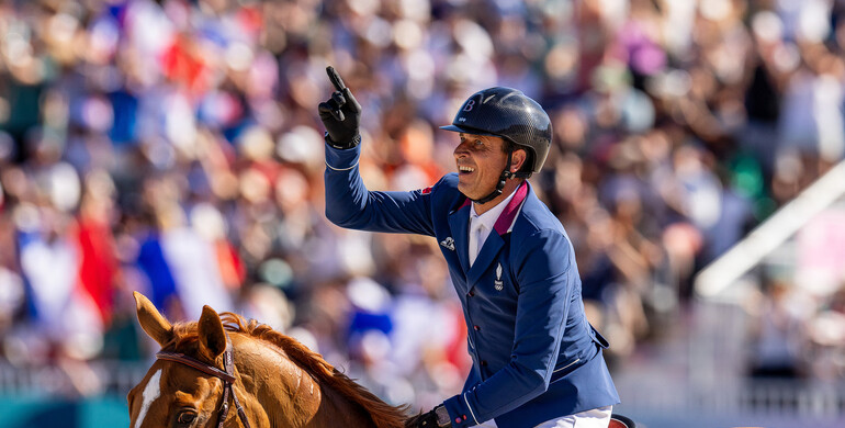 Homes heroes Julien Epaillard and Dubai du Cedre top the Olympic individual qualifier in Versailles as thirty move on to the final