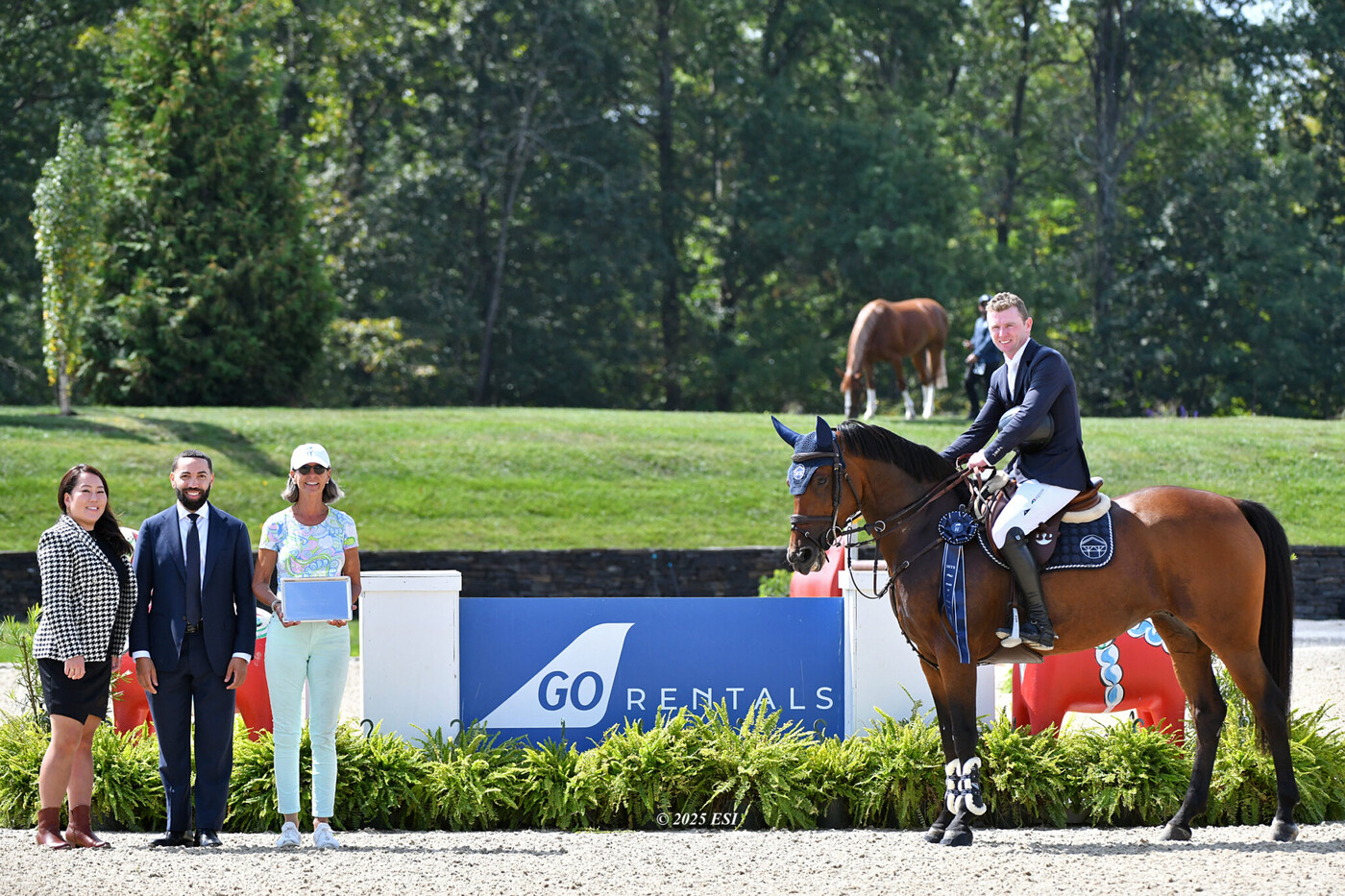 Philip McGuane and My Lady van de Krekel lead the way in the