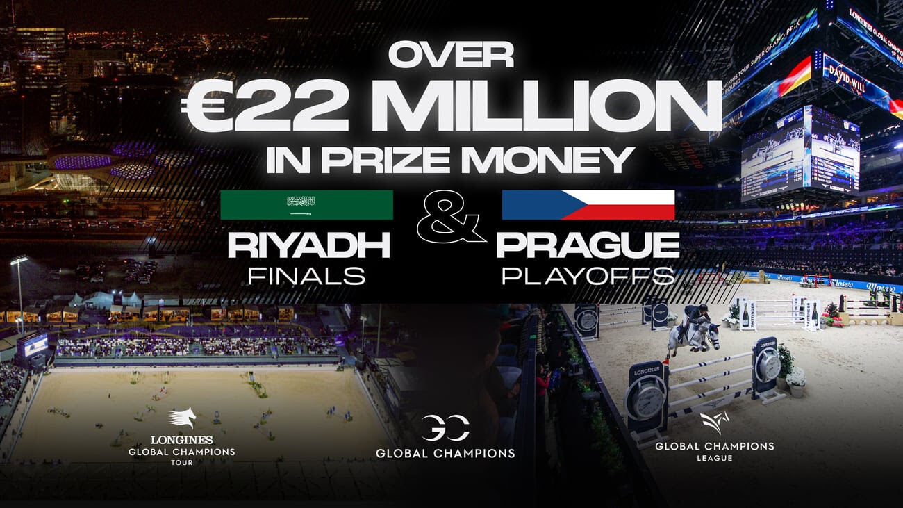 Over €22 million prize purse set for final two Longines Global