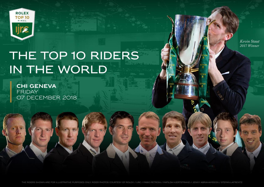 riders for the Rolex IJRC Top 10 Final 