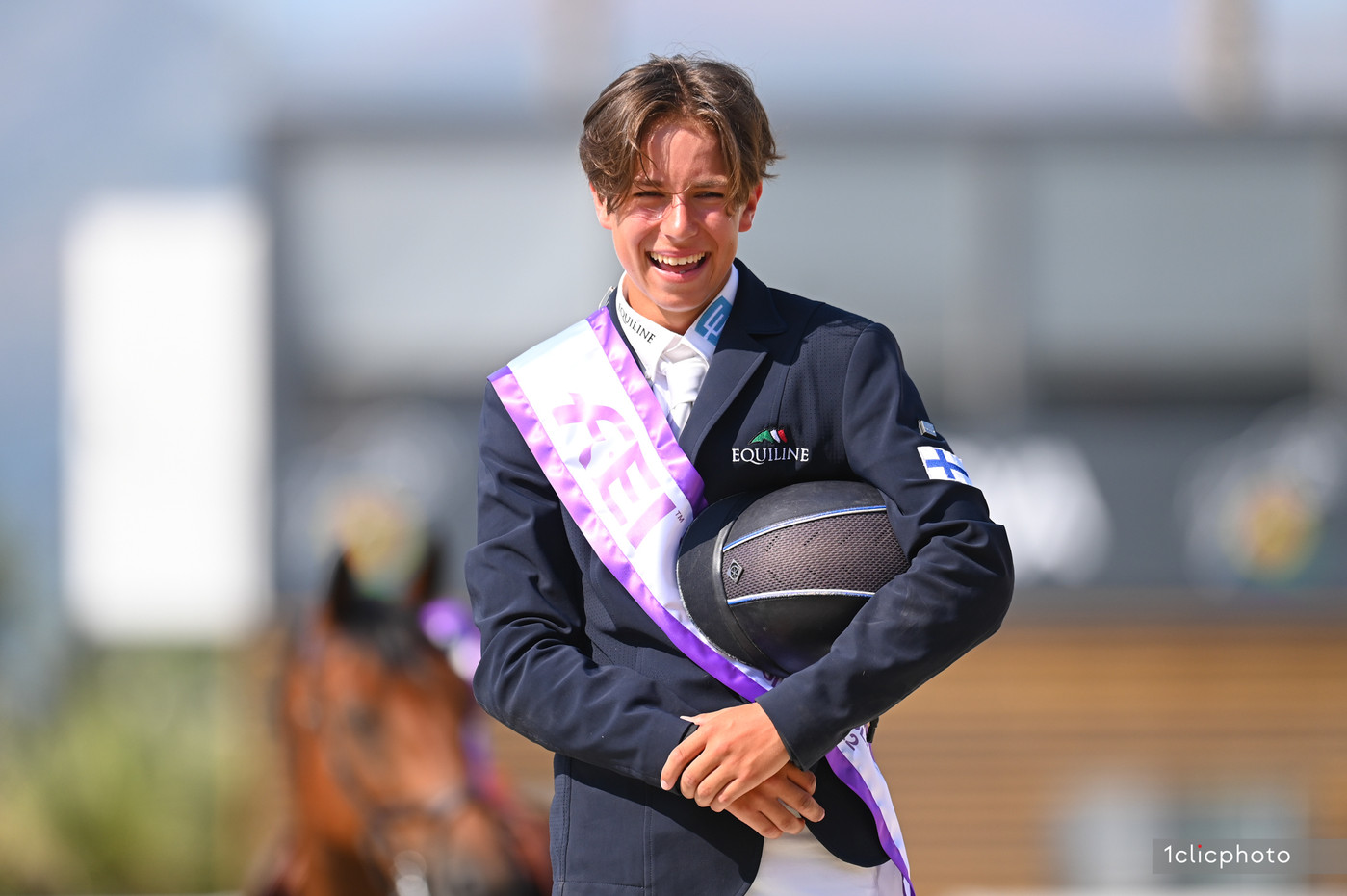 Finland’s Jone Illi crowned Junior Champion at the FEI Jumping European ...