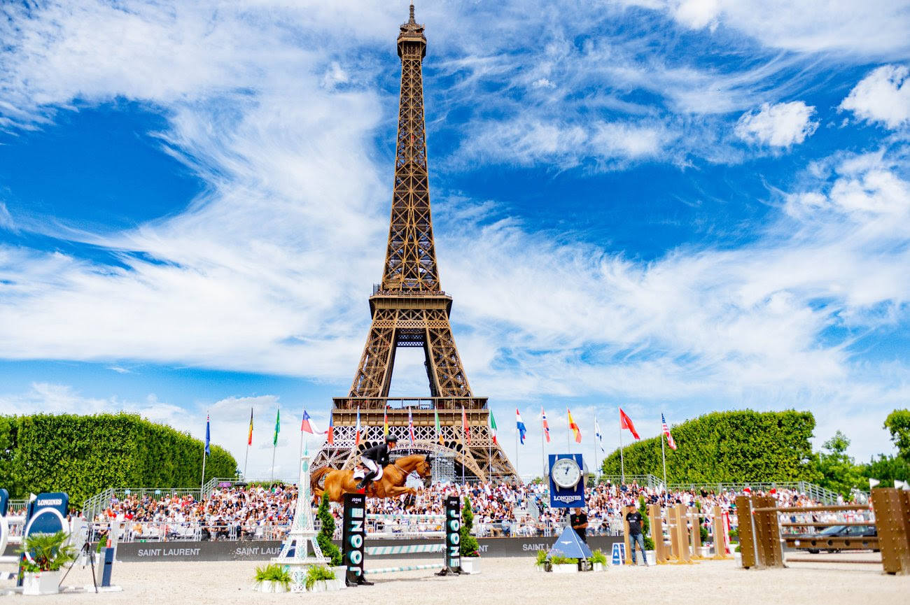 The riders for the Longines Global Champions Tour of Paris